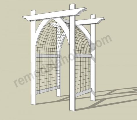 Garden Arbor Diy, Arbor Diy Plans, Archway Trellis, Arbor Diy, Trellis Gate, Farming Tips, Garden Archway, Arbors Trellis, Garden Vines