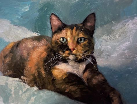 Jennifer Gennari, Mission E, Tortoise Cat, Cat Art Illustration, I Get It, Complimentary Colors, Cat Portraits, Cat Art, I Got This