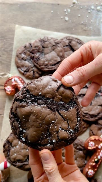 Homemade Chocolate Cookies, Vanilla Hot Chocolate, Hot Chocolate Cookie Recipes, Tieghan Gerard, Cookie Contest, Molten Cake, The Perfect Cookie, Cookies Homemade, Hot Chocolate Cookies