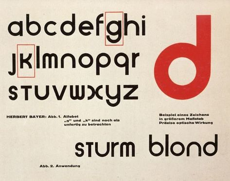 Bauhaus Font, Modernist Typography, History Of Typography, Herbert Bayer, Koloman Moser, Steven Holl, Contemporary Graphic, Walter Gropius, Josef Albers