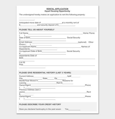 A Rental Application Form is a document that prospective tenants fill out to apply for a rental property. It typically includes information about the tenant's employment, income, credit history, and rental history. This form helps landlords assess a tenant's suitability and determine if they are a good fit for the property. With the help of "this free template," you can easily create a professional and comprehensive rental application form. Apartment Application, Rental Application Form, Rental Application, The Tenant, Application Form, Rental Property, Being A Landlord, The Help, How To Apply