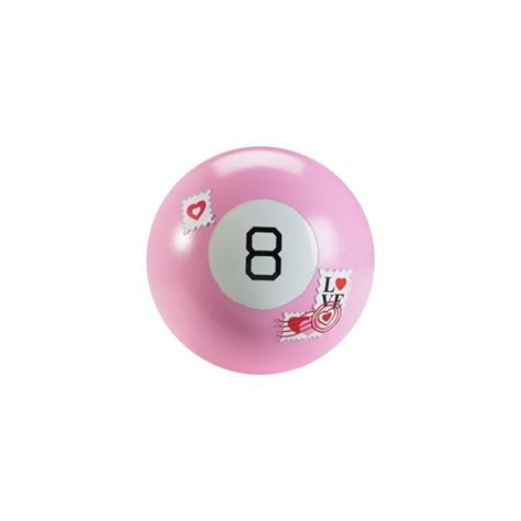 Pink Magic 8 Ball, Pool Balls Aesthetic, Pink 8 Ball, Round Icons, Tiktok Logo, Ball Aesthetic, Collage Elements, Magic 8 Ball, College Living