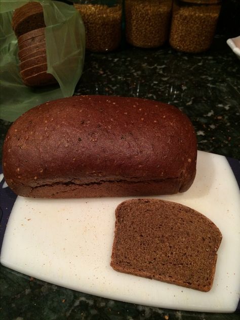 Steakhouse Black Bread - Pumpernickel | Food.com Russian Black Bread Recipe, Flour Bag, Black Bread, Russian Foods, Bran Cereal, A Loaf Of Bread, Newspaper Advertisement, Old Cookbooks, Rye Flour