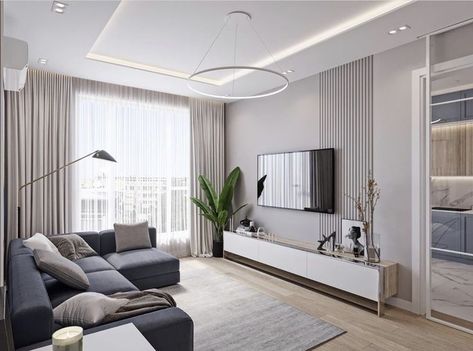 Minimalist Comfy Living Room, Apartment Design Ideas, Best Living Room Design, Latest Living Room Designs, Ceiling Design Living Room, Apartment Living Room Design, Living Room Decor Curtains, Living Room Design Inspiration, Living Room Design Decor