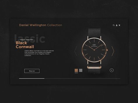 Watch Ads Design, Watch Banner Design, Watch Banner, Richard Serra, Posters Design, Watches Collection, Ui Design Website, Graphic Design Ads, Design Palette