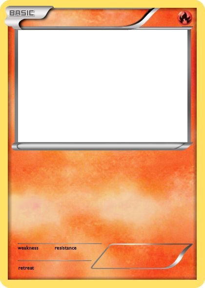 Diy Pokemon Cards, Fire Type Pokemon, Pokemon Card Template, Original 151 Pokemon, Pokemon Invitations, Fire Type Pokémon, Pokémon Party, Fire Pokemon, Pokemon Diy