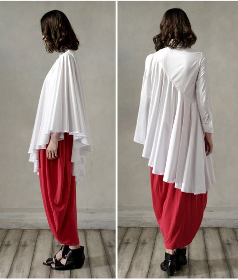 Long Irregular Shirt Loose Women's Curved Draped Hem – Ofelya Boutique Trash Fashion, Beauty And The Beast Costume, Fashion Show Dresses, White Oxford, Arab Fashion, Fashionista Clothes, Fashion Design Drawings, Indian Fashion Dresses, Diy Dress