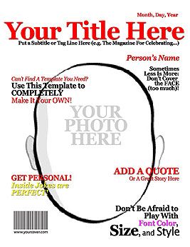 Make Your Own Magazine Cover - Superhero Party? Best Book Cover Design, Fake Magazine Covers, Make Your Own Magazine, Magazine Cover Layout, Magazine Cover Ideas, Magazine Cover Template, Create A Magazine, Magazine Titles, Korean Magazine