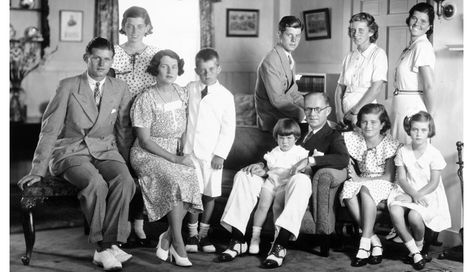 John Fitzgerald, Image Film, John John, Jackie O, Rosemary, Massachusetts, A Family, Getty Images, Black And White