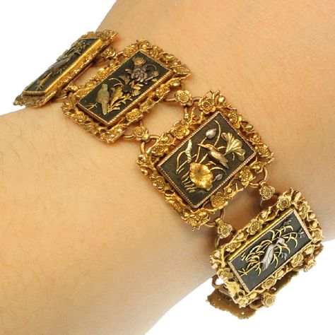 Victorian Bracelet, Flexible Bracelet, Inlay Jewelry, Gemstone Art, Antique Bracelets, Victorian Gold, Jewelry Lookbook, Fancy Jewelry, Victorian Jewelry