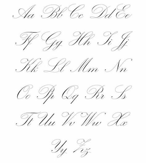 Letter J In Cursive, Latin Quote Tattoos, Pretty Cursive Fonts, Spencerian Script, Tattoo Name Fonts, Fonts For Tattoos, Tattoos Fonts, Letter Styles, Fonts Handwriting Alphabet