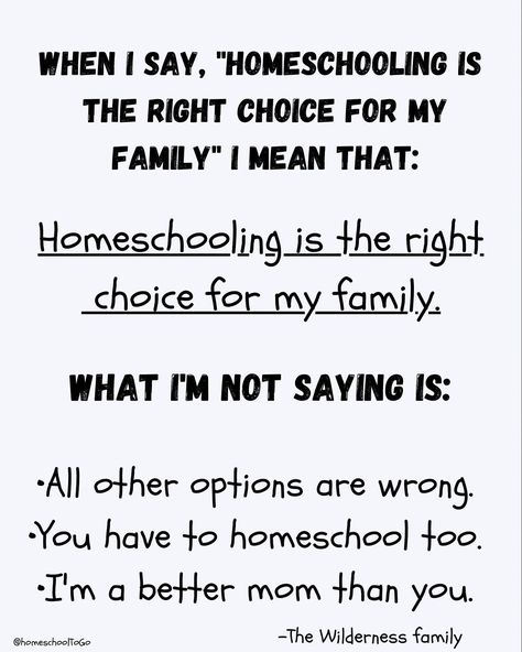 Homeschool is the right choice for my family. ✨ #homeschool #unschool Homeschool Quotes, Unschooling, Best Mom, My Family, Quotes