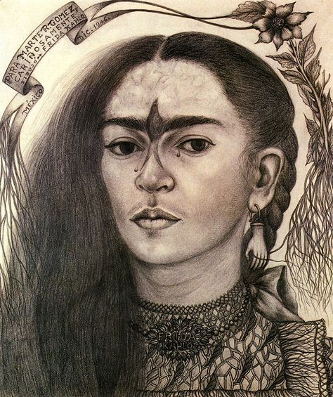 Frida Kahlo Self Portrait, Kahlo Paintings, Female Painters, Frida Kahlo Art, Sketchbook Journaling, Modern Artists, Mexican Art, Riviera Maya, Art Journal Inspiration