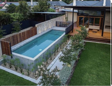 Piscina Container, Pools Design, Small Backyard Pool, Backyard Pool Design, Moderne Pools, Container Pool, Small Swimming Pools, Pool Care, Small Pool Design