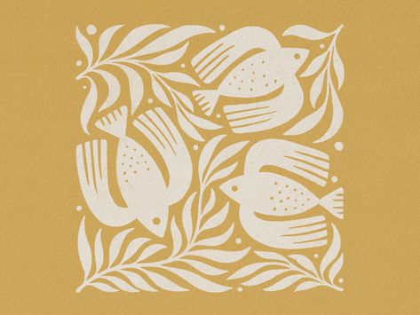 Hotel And Resort, Linocut Printmaking, Lino Art, Graphisches Design, Bird Graphic, Branding Logo Design, Bird Illustration, Lino Print, Plant Design