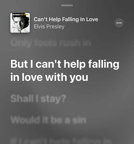 Love Songs Spotify Lyrics, I Cant Help Falling In Love, Spotify Love Lyrics, Love Song Spotify, Love Spotify Lyrics, Spotify Lyrics Love, Couple Lyrics, Elvis Lyrics, Elvis Presley Lyrics