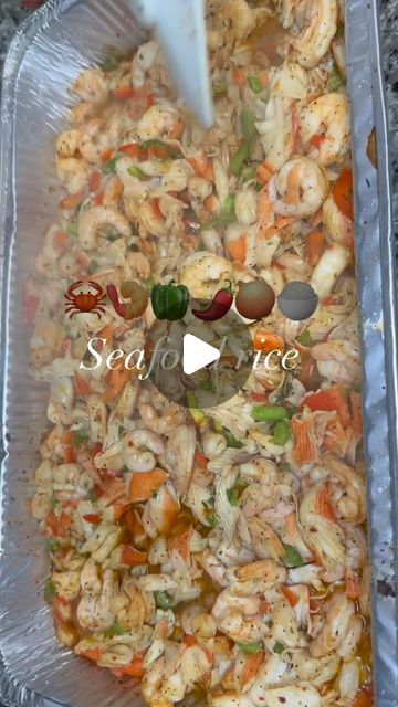 Seafood Rice Recipe Southern, Seafood Rice With Crab And Shrimp, Seafood Dirty Rice, Seafood Side Dishes, Shrimp And Rice Casserole, Seafood Rice Recipe, Seafood Fried Rice, Cooking Soul Food, Seafood Meals