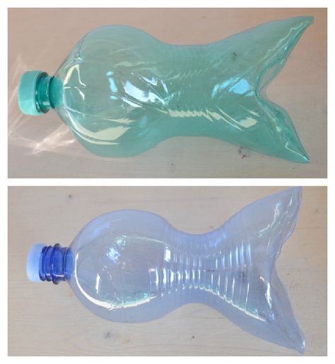 Plastik Recycling, Plastic Bottles Crafts, Waste Art, Water Bottle Crafts, Plastic Bottle Art, Diy Plastic Bottle, Recycling Containers, Sea Crafts, Fish Crafts