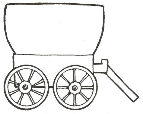 Pioneer Handcart Clipart - Clip Art Library Wagon Drawing, Pioneer Day, Toy Wagon, Clip Art Library, Flame Art, Horse Coloring Pages, Simple Line Drawings, Covered Wagon, Oregon Trail