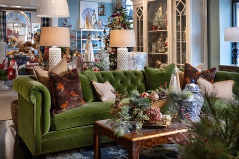 A Timeless Tradition: Embracing Classic Christmas at Nell Hill's - Nell Hill's Nell Hills Christmas, Nell Hills, Antler Wreath, Southern Living Christmas, Earthy Greens, Classic Christmas Tree, Magnolia Leaves, Christmas Charms, Classic Holiday