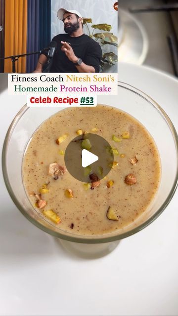 26M views · 1.4M likes | Tuktuk Agarwal on Instagram: "Celeb Recipes #53 : Viral Fitness Coach Nitesh Soni’s Protein Shake Recipe  Ingredients: - Black Grams / Kala chana (Roasted) - 1 scoop - Milk (Room Temp) - 1 glass - Banana - 1 Small - Black Dates / Khajoor - 2 - Jaggery / Gud - 2 inches  📌Save this and share it with a friend who loves going to the gym and drinks protein shakes   #Preworkout food, Protein Food, Healthy drinks, Healthy Smoothies, Skin care, Hair Care, Beetroot drinks, Carrot drinks, eyesight improvement, Budget Bytes, Budget drinks, Budget Recipes, Nitesh Soni, Fitness Coach, Whey Protein, Protein Shake, Budget Protein Shake, Affordable Protein Shakes, Sattu Drink, Homemade Protein Powder, Fitness, Gym foods, Interview, Celebrity Recipes, Quick Cooking, Quick meal, Ba Sattu Drink, Gym Foods, Black Dates, Homemade Protein Powder, Eyesight Improvement, Homemade Protein Shakes, Protein Shake Recipe, Drinks Healthy, Food Protein