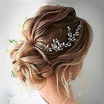 Wedding Hairstyles And Makeup, Wedding Hair Up, Crystal Hair Vine, Bride Headpiece, Bridal Wedding Hair, Wedding Hair Inspiration, Rhinestone Hair, Bridal Hair Vine, Wedding Hair Pieces