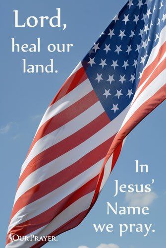 Lord Heal Our Land, In Jesus Name We Pray ! Americana Bedroom, Spiritual Sayings, Patriotic Quotes, Pray For America, Christian Post, In Jesus Name, House Divided, I Love America, American Pie