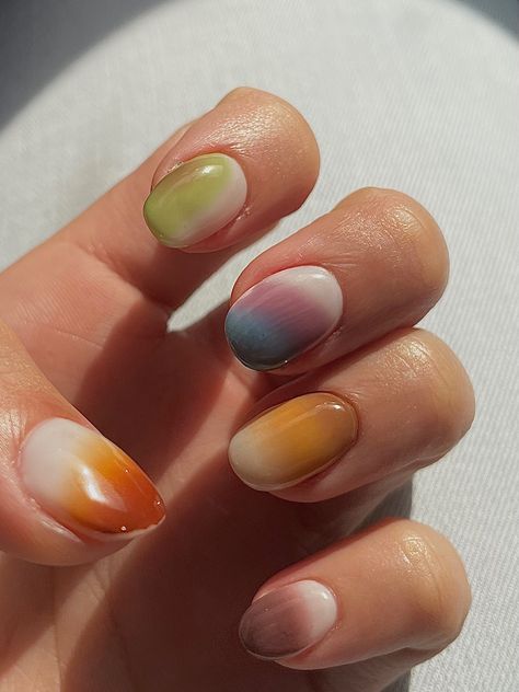 Granola Girl Nail Ideas, Summer Boho Nails, Granola Nails, Granola Girl Nails, Italian Summer Nails, Vibrant Nails Summer, Italy Inspired Nails, Italian Nails, Pampering Ideas