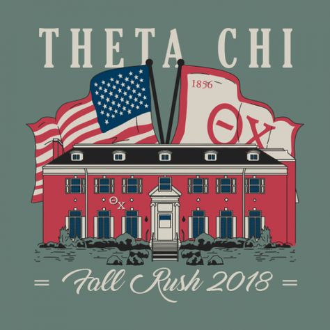 Greek Merch, Theta Chi Fraternity, Fraternity Rush Shirts, Theta Chi, Frat Coolers, Greek Shirts, Greek House, Fraternity Shirts, Custom Greek Apparel