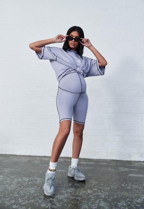 Maternity Athleisure Outfits, Pregnant Workout, Maternity Biker Shorts, Maternity Workout, Maternity Summer, Cocktail Dress Maternity, Athleisure Outfits Summer, Maternity Clothes Summer, Egirl Fashion