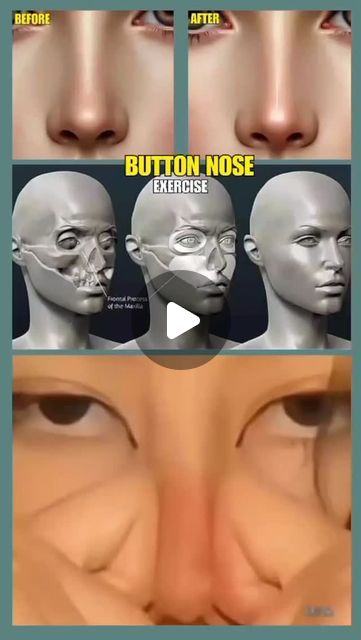 Official Glow on Instagram: "Slim + Button Nose Exercise ( do this exercise for 10 mins daily)

#button #nose #nosequeponer #nosejobcheck #fyp #foryoupageofficiall #viralll" Button Nose Exercise, Slim Nose Exercise, Nose Exercise, Slim Nose, Button Nose, Nose Job, On Instagram, Instagram