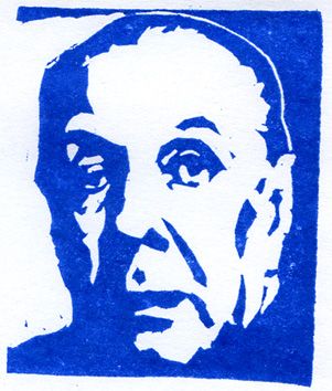 Lino Print Portrait Simple, Lino Print Portrait, Relief Printmaking, Hand Carved Rubber, Print Portrait, Lino Print, Linoleum, Linocut, Rubber Stamps