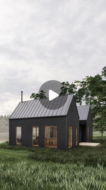 HUTS | The Dogtrot Standard is marked by a clean separation of public and private functions. 🏠  You enter through the center entryway, a conn... | Instagram Two Cabins Connected, Tiny Homes Connected By Breezeway, Connected Tiny Houses, 2 Sheds Connected, Two Homes Connected, Two Houses Connected, Breezeway Ideas, Turn Left Turn Right, Gable House