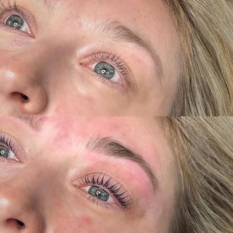 A lash lift and brow tint from last week!! Lash lifts take about 45 minutes and you are left with beautiful, tinted and lifted lashes for 8-10 weeks. This service costs $120.00. #lashes #lashlifts #lashlifting #lashliftandtint #upstairsglamour #yeg #yeglashes #yeglashlift Lash Lift And Tint Before And After, Lifted Lashes, Lash Lift And Tint, Eyelash Lift And Tint, Lash Lifts, Brow Tint, Eyelash Lift, Brow Tinting, Lash Lift