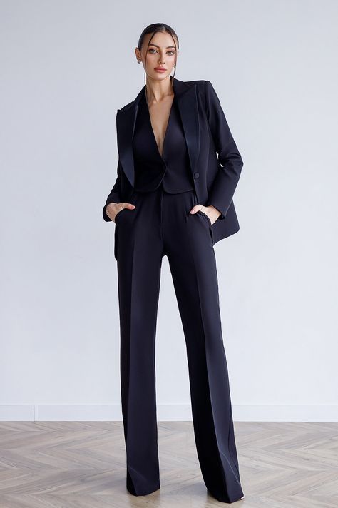 Tuxedo women suits