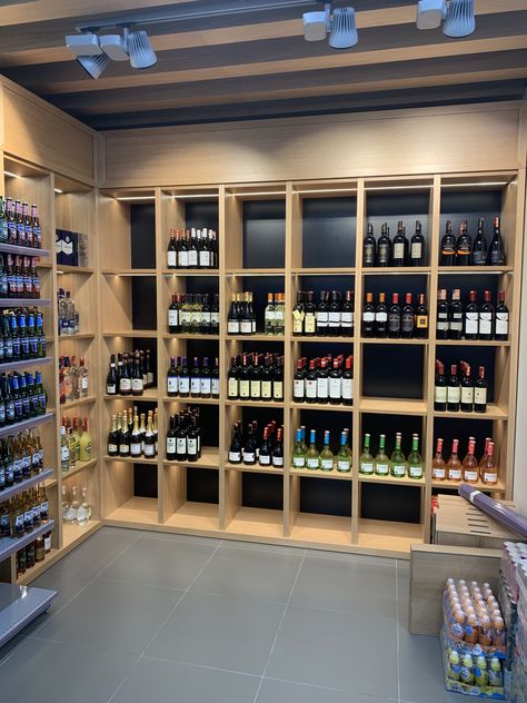 Small Liquor Store Design, Wine Shop Interior Design Liquor Store, Wine Store Design Shop Interiors, Liquor Shop Design, Liquor Store Design Interiors, Liquor Store Design, Wine Shop Interior Design, Wine Bar Interior Design, Bar Shelves Ideas