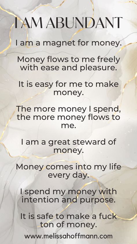 Money And Wealth, Money Prayer, Manifest Wealth, Money Manifestation, Vision Board Affirmations, Wealth Dna, Law Of Attraction Money, Abundance Affirmations, Wealth Affirmations