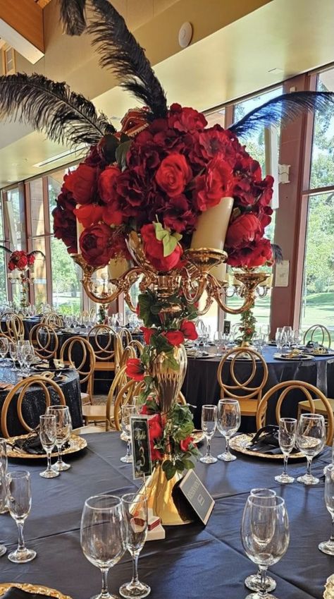 Masquerade Party Decorations Red, Masquerade Quince, Masquerade Centerpieces, Gold Balloon Arch, Masquerade Party Decorations, Masquerade Prom, Ball Wedding, Event Decorations, Masquerade Party