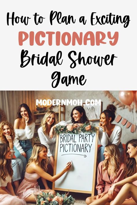 Discover how to plan an exciting Pictionary bridal shower game that’s easy to set up and sure to entertain. We’ll cover everything from supplies to tips for making the bridal shower Pictionary game unforgettable. Start planning your bridal shower Pictionary, now! | Wedding Event Wedding Shower Games For Couples, Bridal Shower Pictionary, Bridal Games Activities, Wedding Shower Games Ideas, Diy Bridal Shower Games, Best Bridal Shower Games, Maid Of Honor Responsibilities, Thoughtful Bridal Shower Gifts, Shower Games Wedding