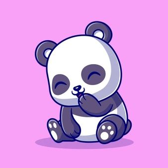 Catalyststuff | Freepik Panda Pencil Drawing, Drawing Panda, Tired Cartoon, Doodles Kawaii, Cute Panda Drawing, Cute Panda Cartoon, Panda Illustration, Panda Drawing, Panda Lindo