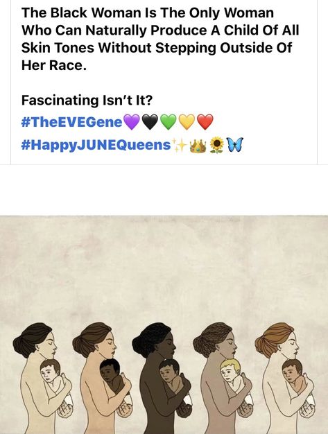 The Eve Gene, Eve Gene, Black King And Queen, Happy June, Black People, Skin Tones, Fun Facts, The Outsiders, Black Women