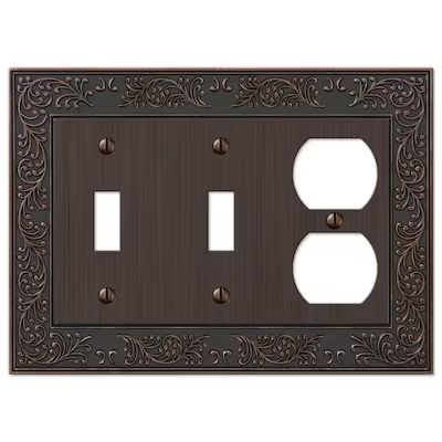 Light switch cover at Lowes.com: Search Results Room Inspo Ideas, Trinkets Decor, Wood Panel Wall, Bronze Decor, Electrical Box Cover, Wall Switch Plates, Wood Accent Wall, Toggle Light Switch, Aged Bronze