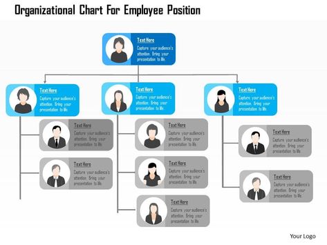 organizational_chart_for_employee_position_flat_powerpoint_design_Slide01 Organizational Chart Design, Presentation Slides Design, Powerpoint Presentation Slides, Organization Chart, Design Powerpoint, Org Chart, Organizational Chart, Chain Of Command, Presentation Software