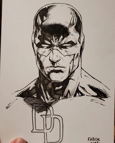 Comic Book Faces, Comic Anatomy, Comic Book Style Art, Superheroes Drawing, Kinu Nishimura, Daredevil Artwork, Superhero Sketches, Jason Fabok, Daredevil Art