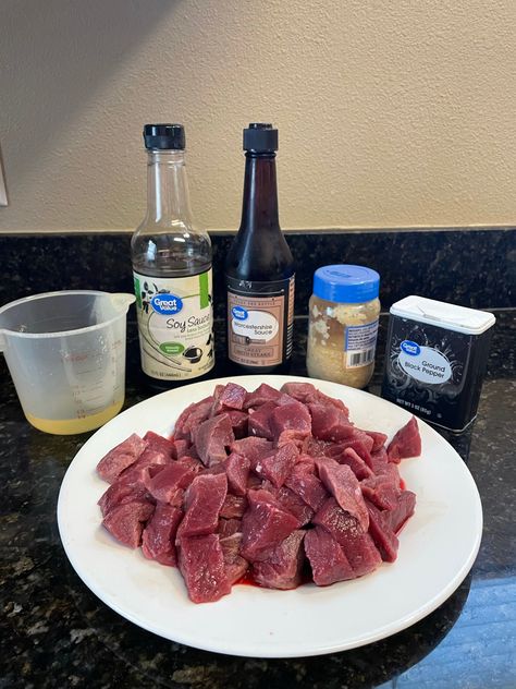 Venison Backstrap Marinade, Deer Marinade, Deer Tenderloin Recipes, Venison Recipes Crockpot, Deer Backstrap Recipes, Deer Steak Recipes, Venison Marinade, Venison Backstrap Recipes, Backstrap Recipes