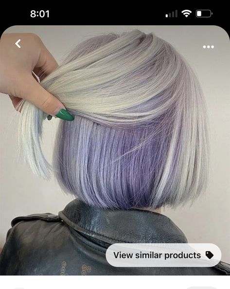 Best Hair Color For Graying Hair Over 50, Lavender Grey Hair, Purple Brown Hair, Purple Grey Hair, Peekaboo Hair Colors, Purple Hair Highlights, Quilt Crafts, Purple Balayage, Light Purple Hair