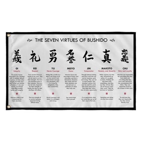 Seven Virtues Of Bushido, Virtues Of Bushido, The Seven Virtues, Seven Virtues, Japanese Tattoos, Japanese Tattoo, The Seven, Tattoos, Quick Saves