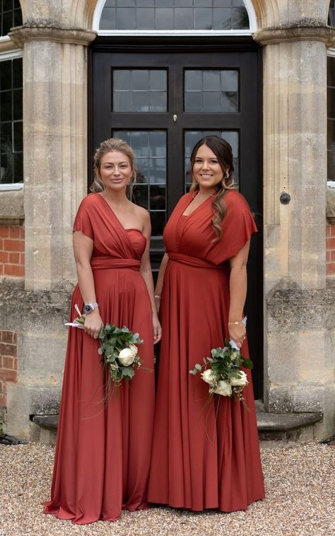 Trip To Turkey, Multiway Bridesmaid Dress, Traveling Fashion, Rust Bridesmaid Dress, Red Rose Dress, Fall Bridesmaids, Summer Bridesmaid Dresses, Fall Bridesmaid Dresses, Multi Way Dress