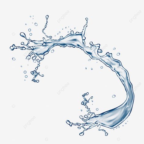 Water Splashing, Splash Effect, Milk Splash, Water Illustration, Brush Background, Splash Free, World Water Day, Water Day, Water Splash