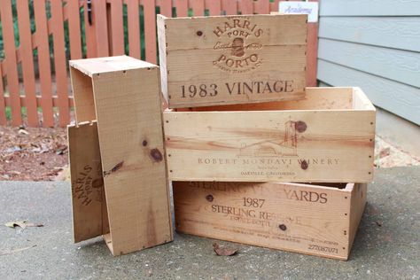 6 Ways to Repurpose an Old Wine Crate Wine Crate Storage, Wine Crate Furniture, Building Drawers, Crate Shelves Diy, Wooden Wine Crates, Wine Crates, Diy Furniture Makeover Ideas, Tool Caddy, Installing Shiplap